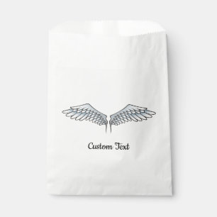 Sacolinha Cinza Azul Favor Bag