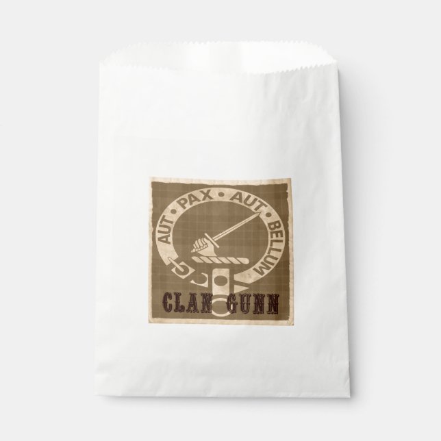 Sacolinha Clan Gunn Sepia (Frente)