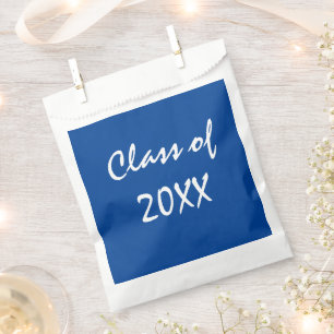 Sacolinha Classe de Graduação de Personalização Azul