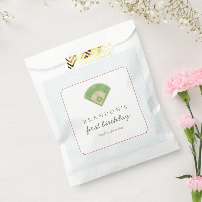 Sacolinha Clássico Préppy de Beisebol Primeiro Aniversário N (Selado)