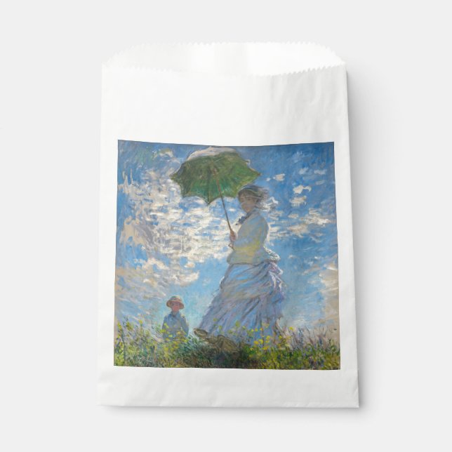 Sacolinha Claude Monet - O Promenade, Mulher com Parasol (Frente)