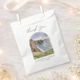 Sacolinha Cliff of Moher Wedding Favor Irlanda Obrigado