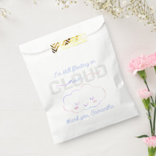 Sacolinha Cloud Nine 9º Aniversário Favor Bag - Pastel Sky T