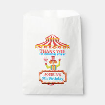 Clown circus carnival birthday party custom