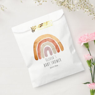 Sacolinha Cód. Aquarela Boho Chá de fraldas Arco-Íris
