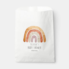 Sacolinha Cód. Aquarela Boho Chá de fraldas Arco-Íris