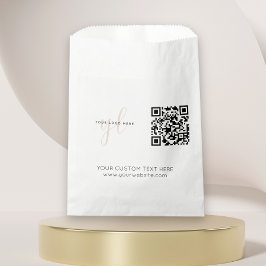 Sacolinha Código QR de Marketing de Evento de Logotipo de Ne