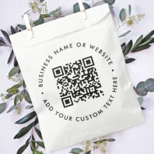 Código QR | Mínimo de negócios Branco simples e li