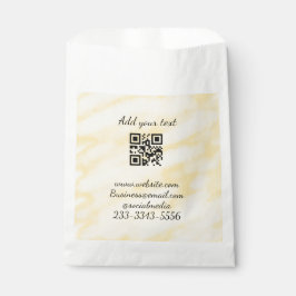 Sacolinha código QR personalizado simples adicione o texto d