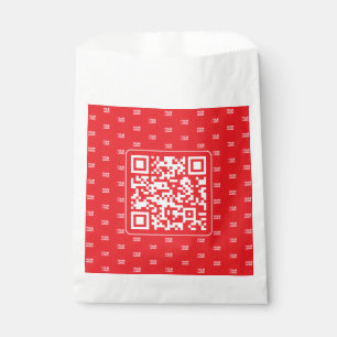 Sacolinha Código QR personalizável com o seu logotipo ou ima