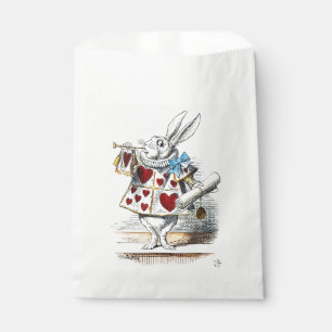Sacolinha Coelho Branco Alice no País das Maravilhas Coelho