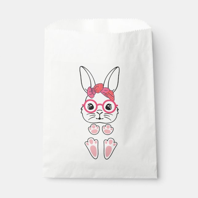 Sacolinha Coelho da Páscoa bonito (Frente)
