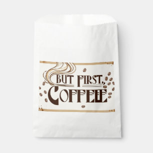 Sacolinha Coffee Lover Quote poster a vapor espiral