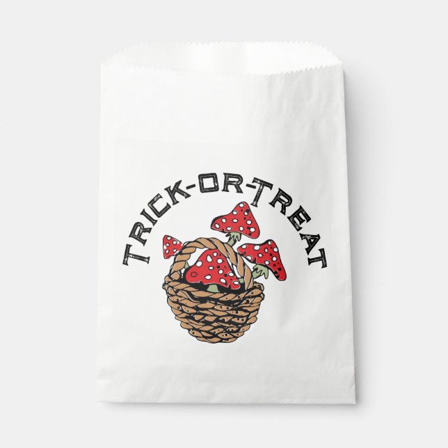 Sacolinha Cogumelos Boné Vermelho Halloween (Frente)