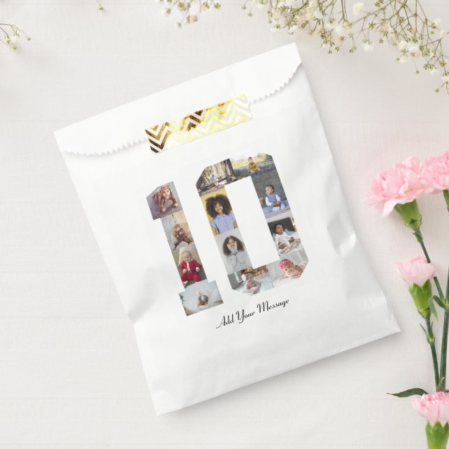 Sacolinha Colagem de Fotos Número 10 (Selado)