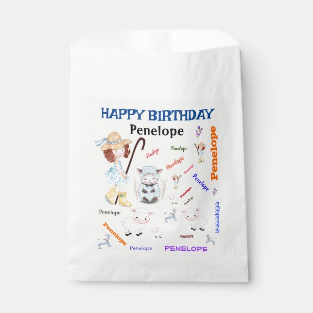 Sacolinha Colagem de Nome da Nuvem do Word RHYME RHYME NURSE (Frente)