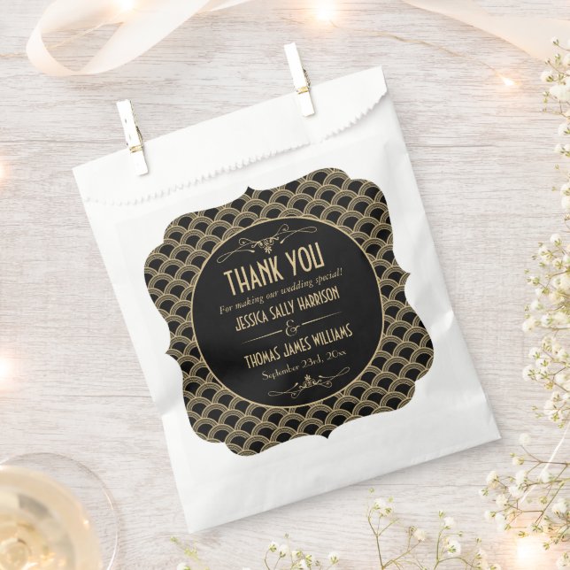 Sacolinha Coleção de Casamentos Art Deco Gatsby, de 1920 (Cortado)