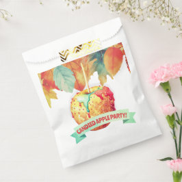 Sacolinha Colorir Fall Autumn Canded Apple Party