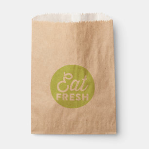 Sacolinha Comer Fresco Bolsas Favoráveis da Tipografia Ret