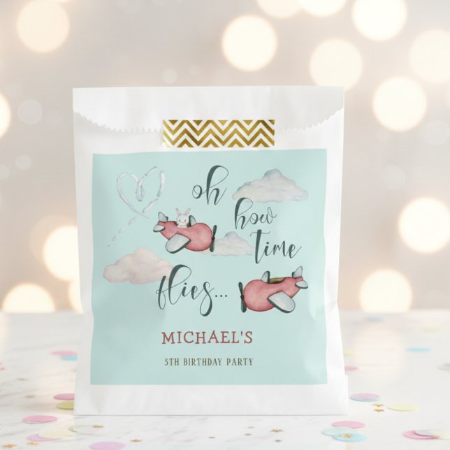 Sacolinha Como o tempo voa no avião, dia de aniversário (Criador carregado)