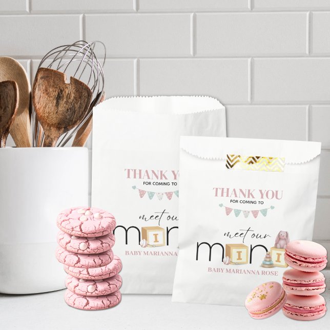 Sacolinha Conheça a Bolsa de Favor Mini Rosa (Criador carregado)