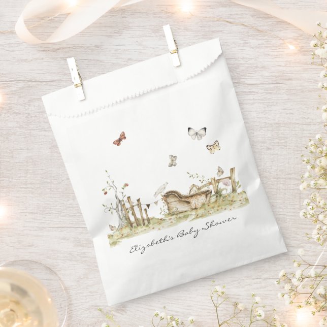 Sacolinha Conto de Fadas | Chuvada Florestal Baby Shower (Cortado)