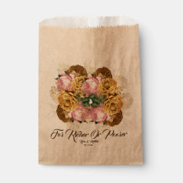 Sacolinha Convidado de Casamento Elegante Floral Minimalista