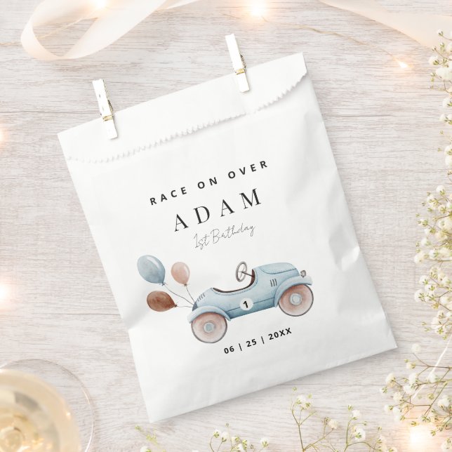 Sacolinha Convocação de Aniversário do Carro Race, Um Aniver (Cortado)