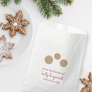Sacolinha Cookie Personalizado Gingersnap Feriado