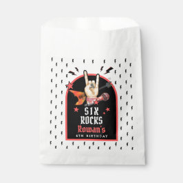 Sacolinha Cool Punk Rockstar Any Age Birthday