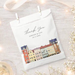 Sacolinha Copenhaga Casamento Personalizado Foto Favor Bag