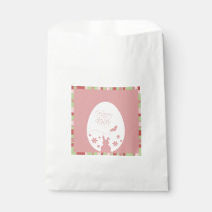 Sacolinha Cor-de-rosa do Pastel de Ovos do Felz pascoa Moder