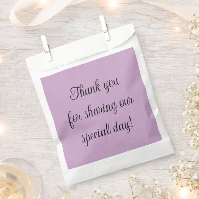 Sacolinha Cor Lilac Sólida (Cortado)