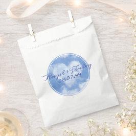 Sacolinha Coração Bonito Formatado Nuvem e Casamento Elegant