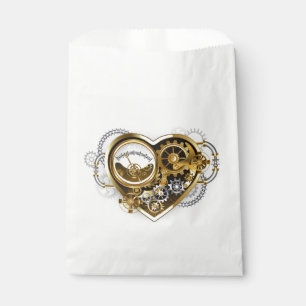 Sacolinha Coração Steampunk com Manômetro