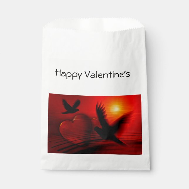 Sacolinha Corações e Doves (Frente)