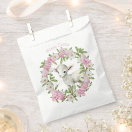 Sacolinha Cordero de Páscoa em Aquarela Personalizado