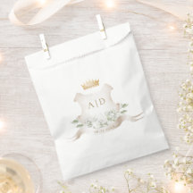 Coroa Real de Casamento Monograma Gold Crest