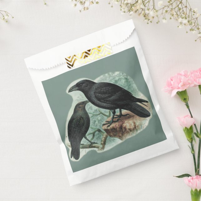 Sacolinha Corvids - Crows Blackbird Raven (Selado)