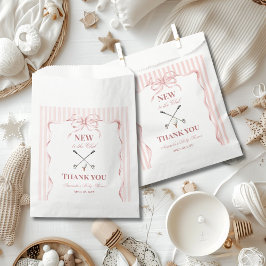 Sacolinha Country Pink Girl New to the Club Golf Baby Shower