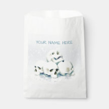 Crânios na neve. Personalizado