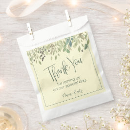 Sacolinha Creme Moderno e Eucalyptus Favor Bag