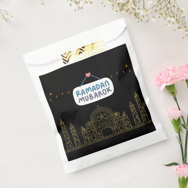 Sacolinha Crescente Islâmico Ramadan Kareem - Arte Tipográfi (Selado)