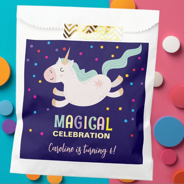 Sacolinha Crianças de aniversário de comemoração mágica da U (Criador carregado)