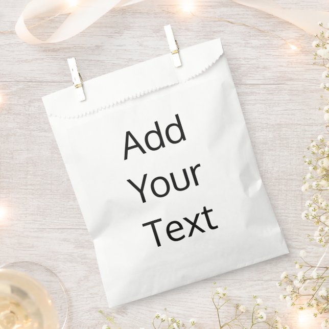 Sacolinha Crie Sua Própria Bag Personalizada De Favor Branco (Cortado)