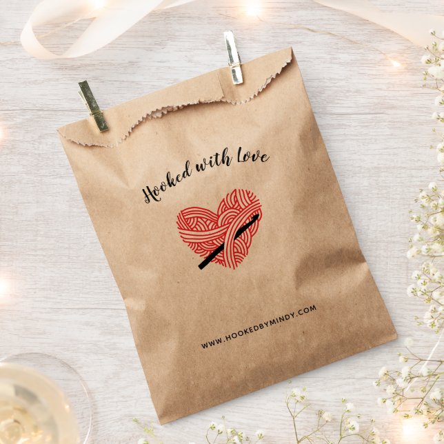 Sacolinha Crochet Hooke com Artesanatos do Coração de Fios d (Cortado)