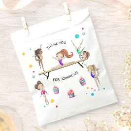 Sacolinha Cupcake de ginástica e Festa de aniversário de bal