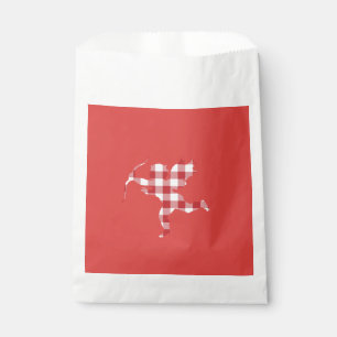 Sacolinha Cupido de Xadrez Vermelho