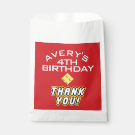 Sacolinha Custom BLOCK PARTY Colorful Bricks Thank You