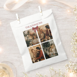 Sacolinha Custom Family Photos Christmas Photos Favor Bags